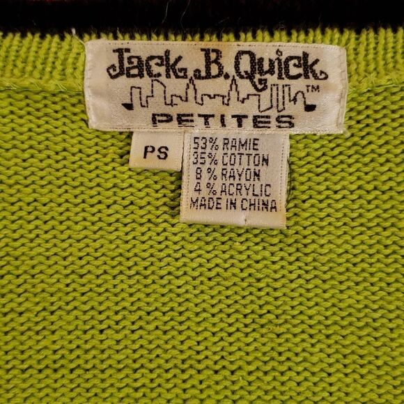 Jack B. Quick Unique Vibrant Colorful Sweater - Picture 9 of 12